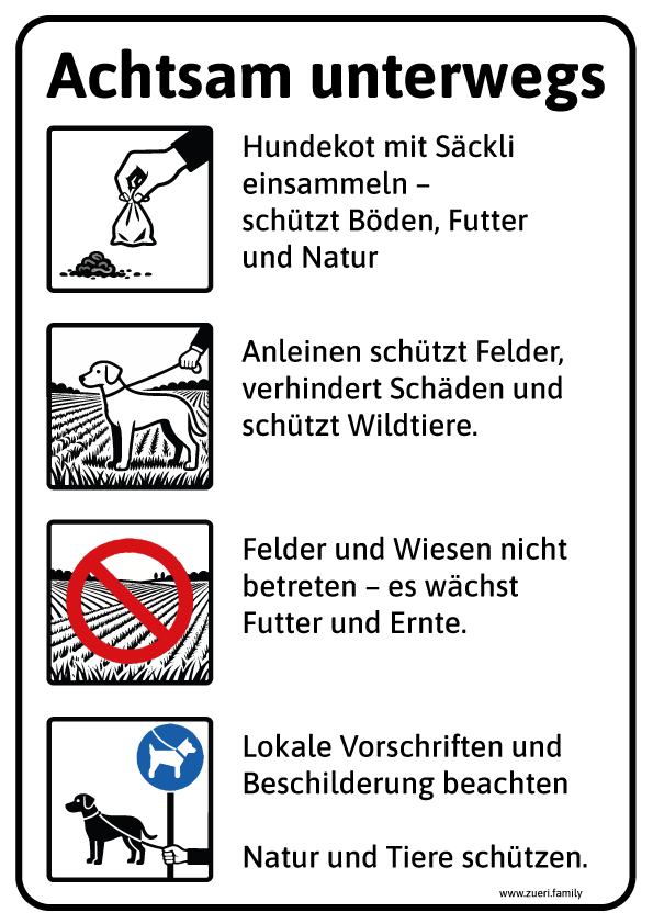 Achtsam unterwegs - Rücksichtsvolles Verhalten in der Natur