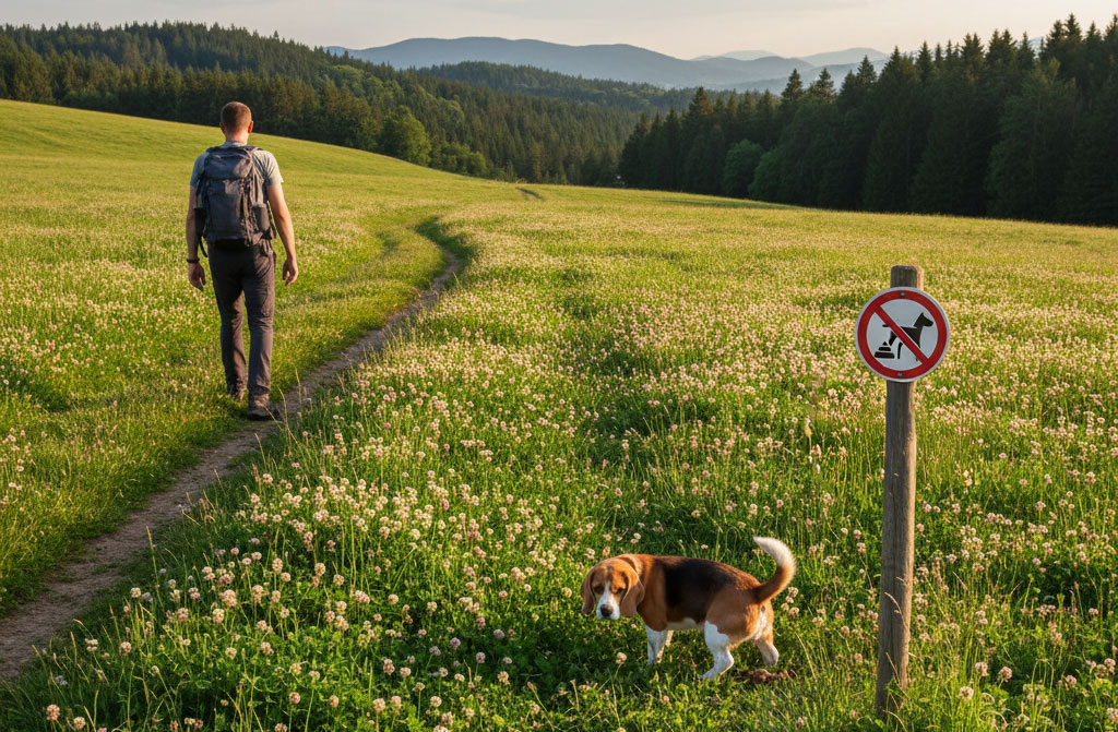 Hundekot am Wegrand